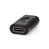 Adaptador Type-C a Type-C 3.2 Gen 2 / Hembra -  Hembra /  Nedis / CCGP64900BK
