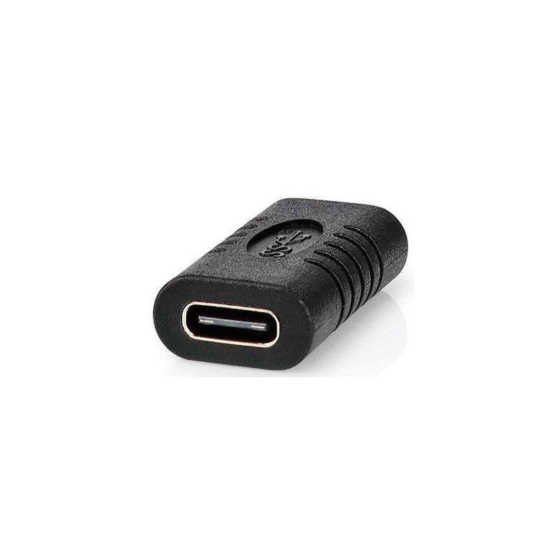 Adaptador Type-C a Type-C 3.2 Gen 2 / Hembra -  Hembra /  Nedis / CCGP64900BK