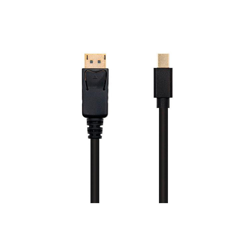 Cable Adaptador Mini Displayport macho a Displayport macho / 2 m / Negro / 10.15.2402