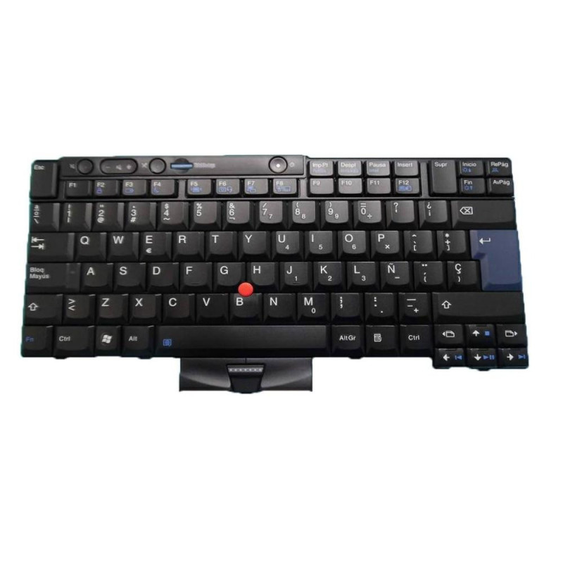 Teclado compatible para portátil LENOVO Thinkpad T400s / T410 / T410s / T420 / X220 / Negro / Español
