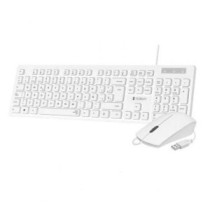 Combo Teclado + Raton USB Subblim Combo Business / Slim / Silencioso / 1200 DPI / Blanco / SUBKBC-CSSK02