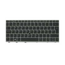 Teclado compatible para portátil HP Elitebook 830 G5 / 830 G6 / Marco Plata / Retroiluminado