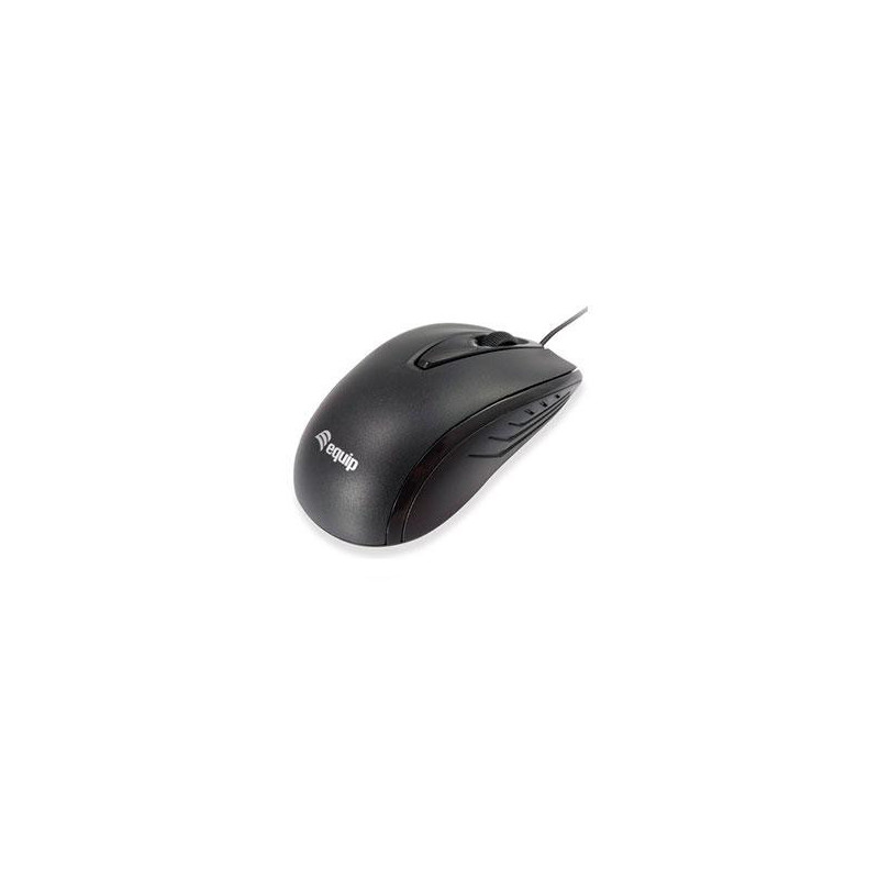 Raton óptico Usb Equip Compact Life / 1000 dpi / ambidiestro / Negro / 245107