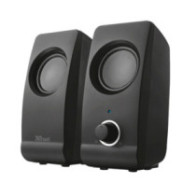 Altavoces 2.0 Trust  Remo / 8w Rms / Alimentados por usb / Control volumen / Negro / 17595