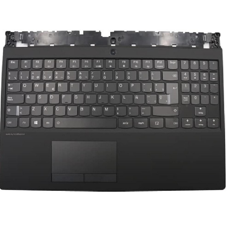 Top case + Teclado compatible para portátil LENOVO Y530-15ICH Negro