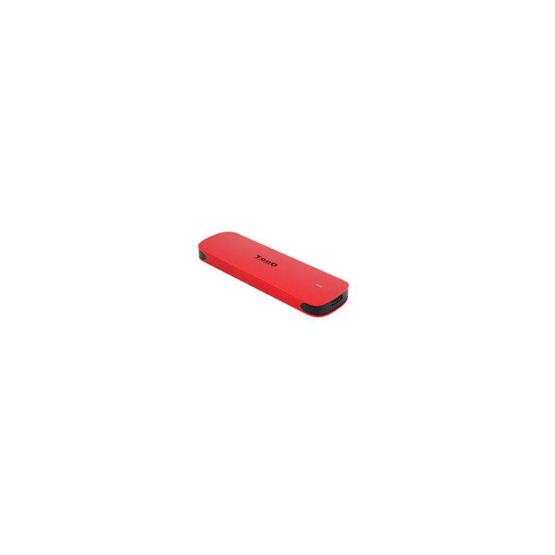 Caja externa SSD M.2 NVME PCIe Type-C 3.1 Gen2 / Tooq / Aluminio / Roja / TQE-2201R