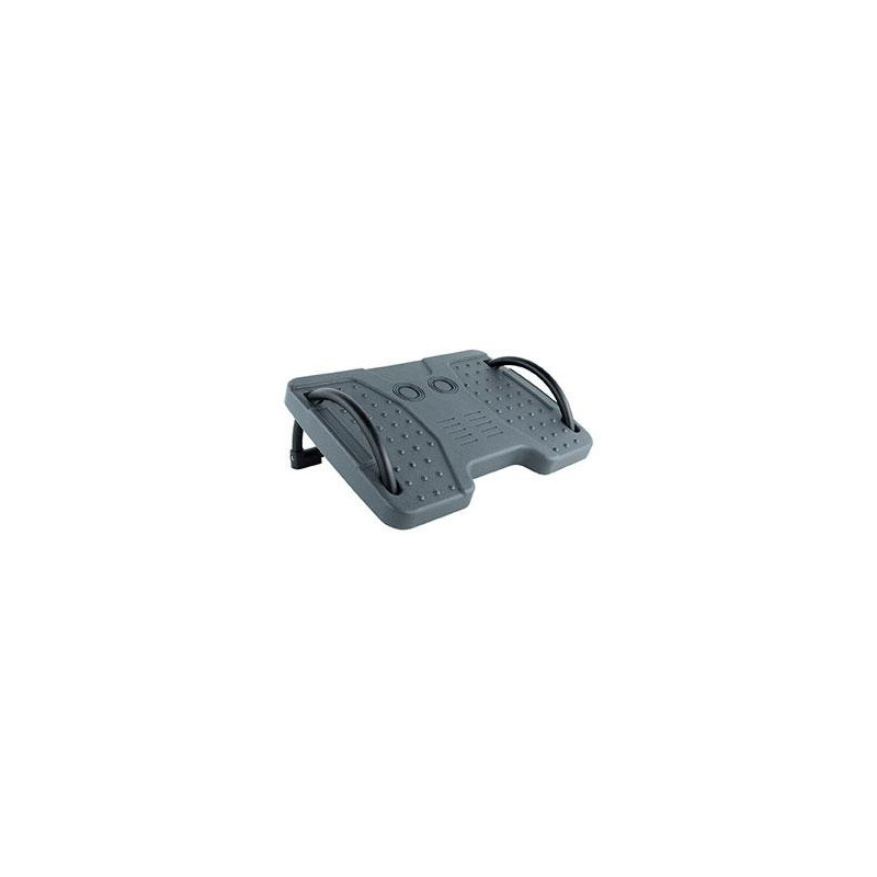 Reposapies Tooq / Ajustable en inclinación / Goma antideslizante / Gris / TQFR0601-G