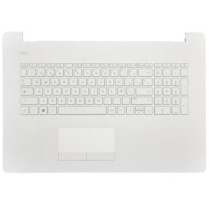 Top case + Teclado compatible para portátil HP 17-BS / 17-BY Blanco Intro horizontal