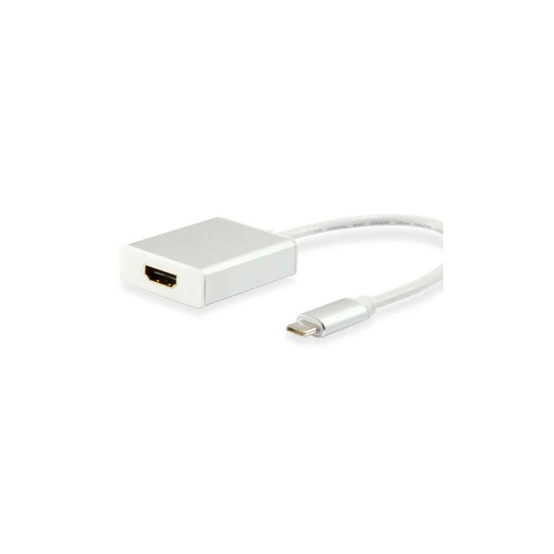 Cable adaptador Type-C a HDMI 4k Hembra / 0.15m /  EQ133452