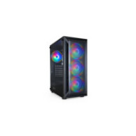 Caja Semitorre Gaming Ragnarok ATX / MATX / Tooq / Negra / Incluye 4 Ventiladores / TQGCC101-B
