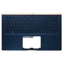 Top case + Teclado compatible para portátil ASUS UX533FD Azul Oscuro