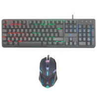 Combo Teclado + Raton USB Gaming NG6060 / 1600 Dpi / RGB Led /  Negro One+