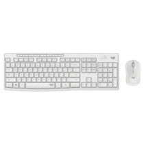 Combo Teclado + Raton inalámbrico Logitech MK295 Slilent Blanco  920-009822