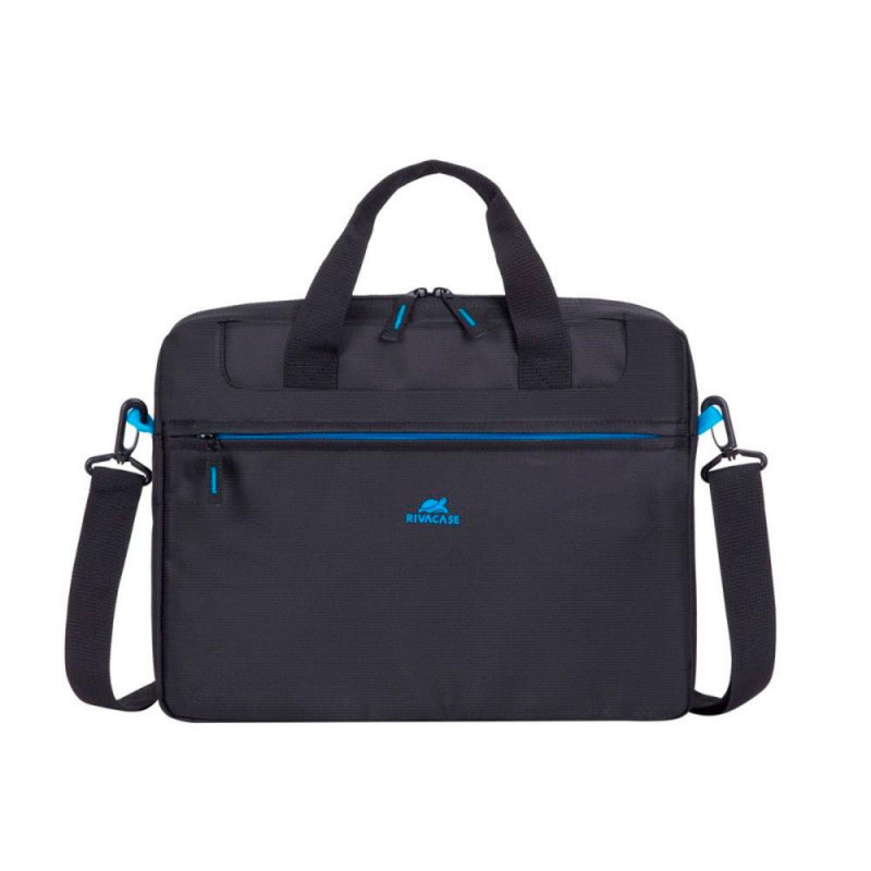 Maletin portatil Rivacase 8027 Black Regent II / hasta 14\ / Compartimento principal acolchado / 24449"