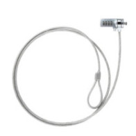 Cable de seguridad para portatil con combinacion / 1.5 m / Gris / Tooq / TQCLKC0015
