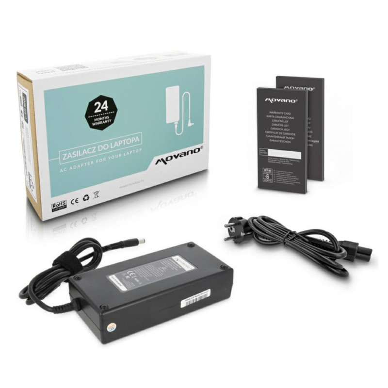 Cargador compatible para portátil HP / MSI 150W 19.5V 7.7 7.4x5.0 mm Movano
