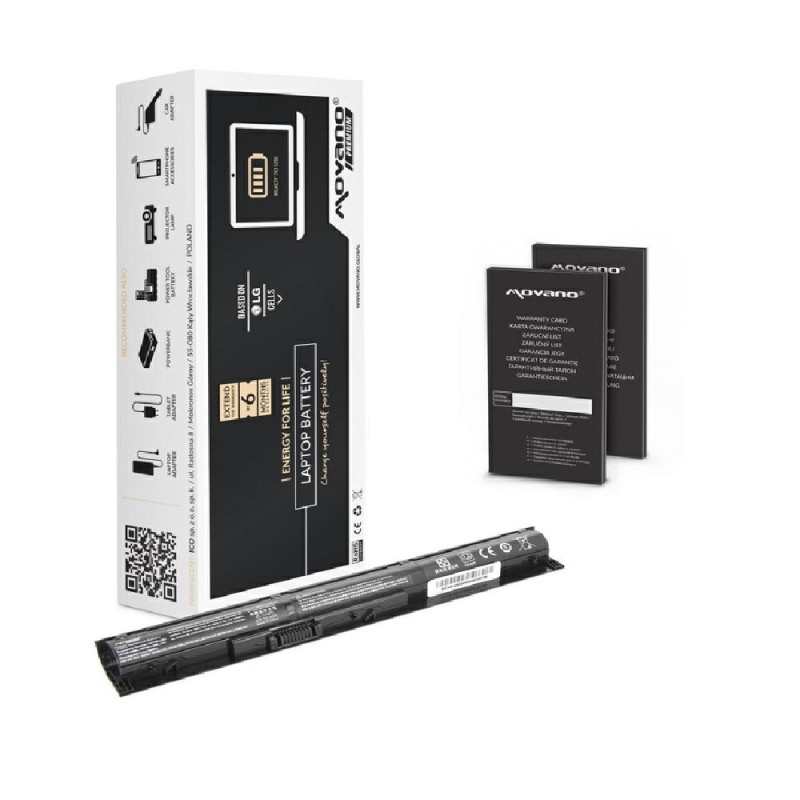 Batería compatible para portátil HP VI04 14.8V 2600 mAh Movano Premium