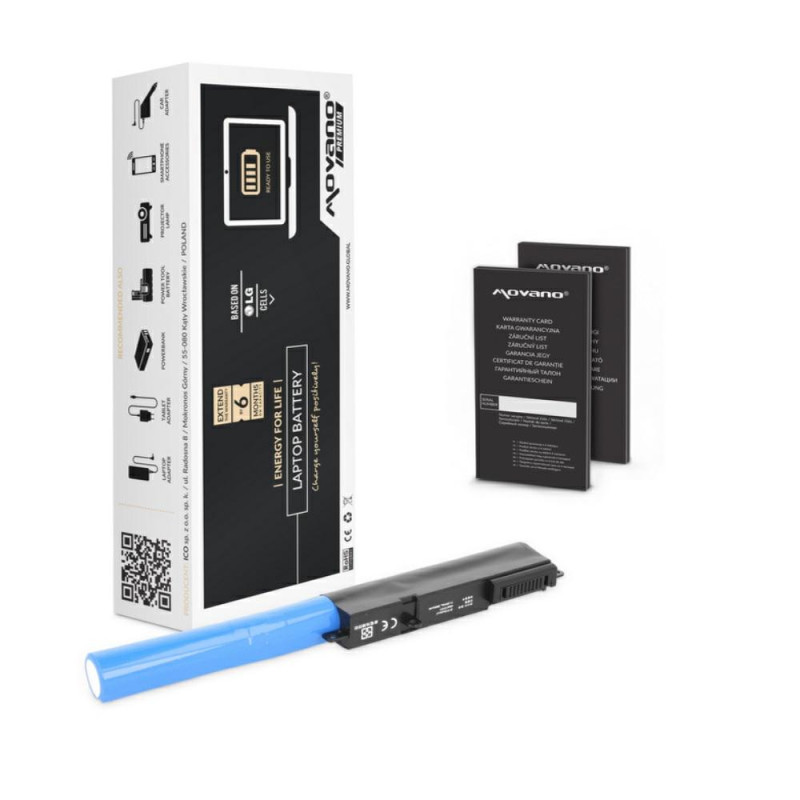 Batería compatible para portátil ASUS 31N1519 11.25V 3200mAh Movano Premium