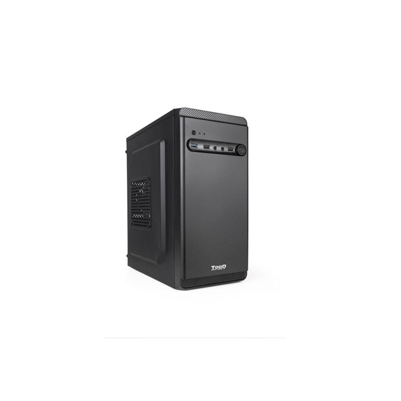 Caja Semitorre M-ATX / USB 3.0 / Tooq / Negra / TQC-4702U3C-B