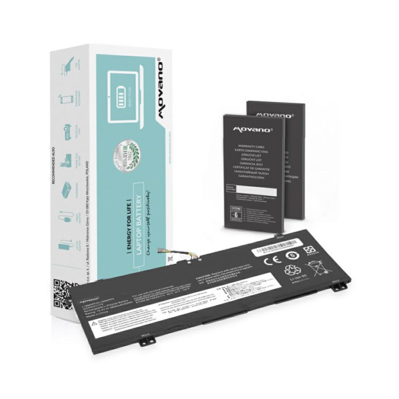 Batería compatible para portátil LENOVO L18C4PF3 15.4V 3200mAh Movano