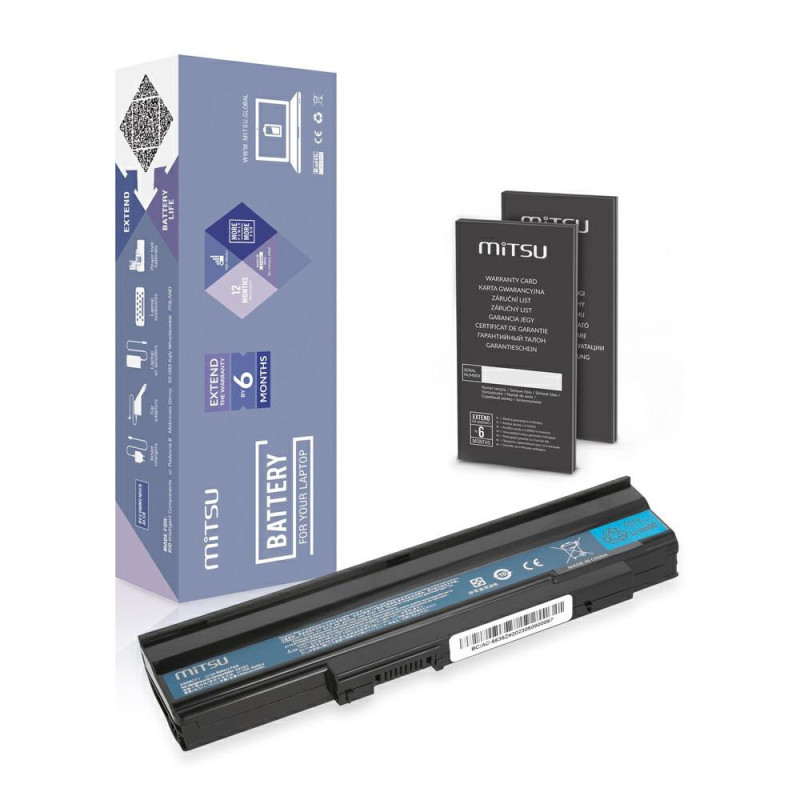 Batería compatible para portátil ACER AS09C31 11.1V 4400mAh Mitsu