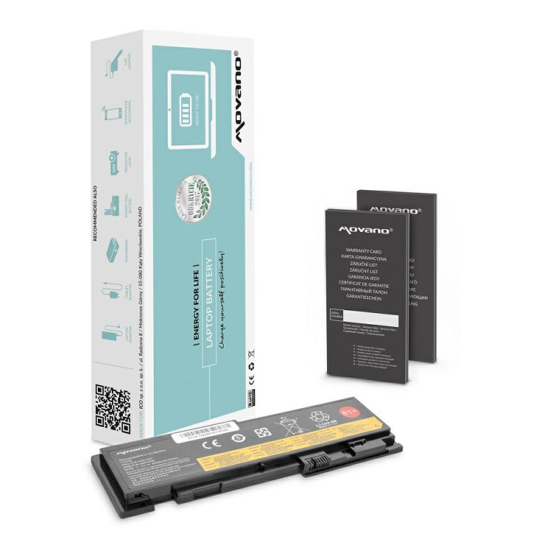 Batería compatible para portátil LENOVO T420S 11.1V 4400mAh Movano